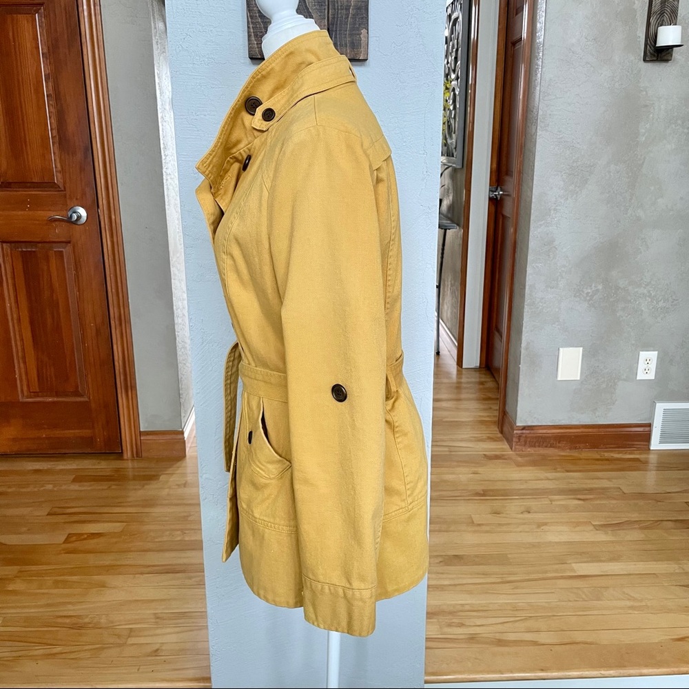 Forever 21 Mustard Trench Coat - Picture 4 of 9